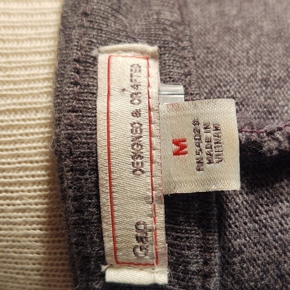 Gap Designed & Crafted Gray Sweatshirt Dress Sz M - Picture 9 of 10